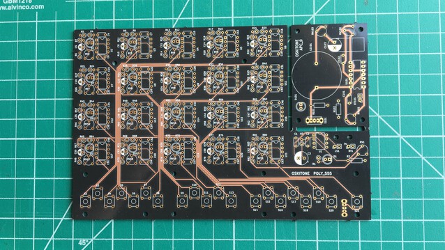 The same PCB as above, but now with all of its space used.