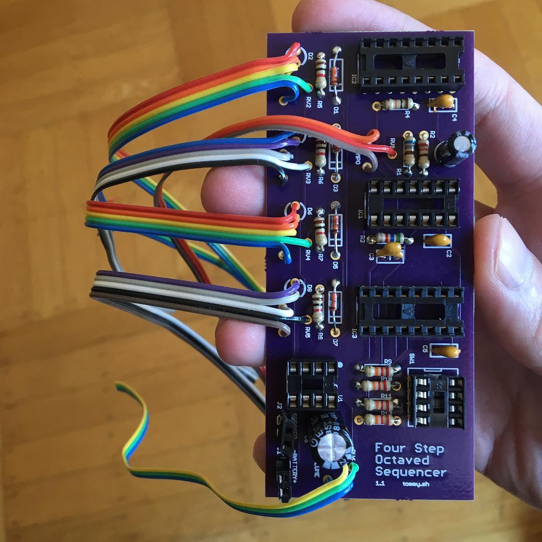 Four Step Octaved Sequencer PCB